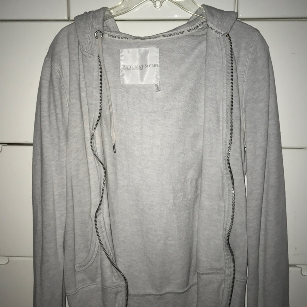 Grey Victoria’s Secret zip up